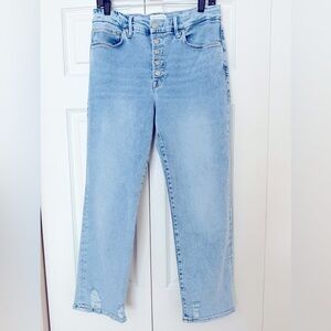 Good American Straight Leg Jeans